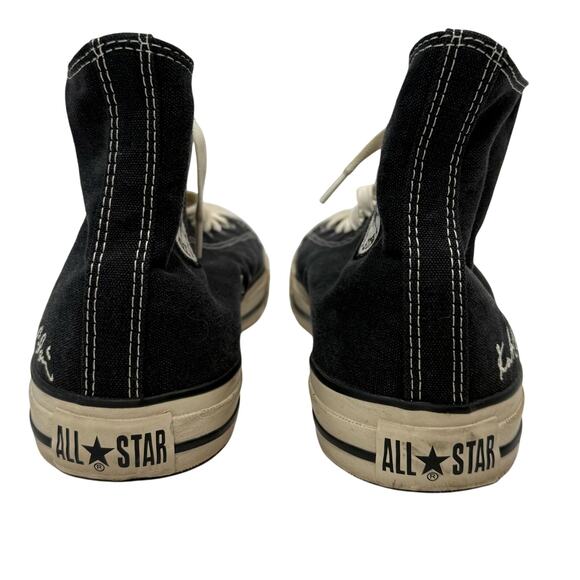 Converse Kurt Cobain All Star Black High Tops Men’s 10 Punk Rock FREE SHIPPING - Picture 10 of 11